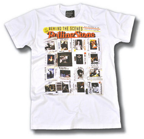 Rolling Stone Magazine Lennon Bowie Dylan T Shirt White Preview